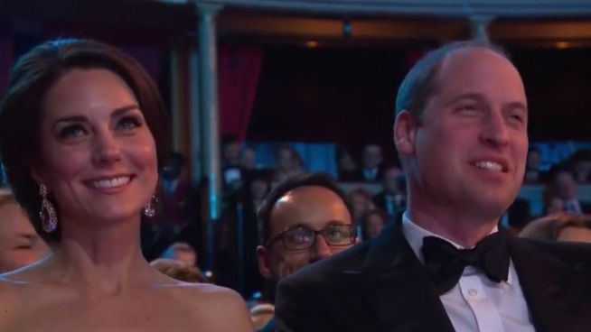 Etwa verlaufen? Kate und William bei den Bafta-Awards