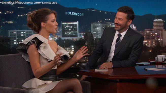 Verknallt in Jimmy Kimmel: Beckinsale-Tochter schwärmt