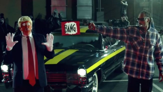 Skandal-Video: Snoop Dogg schießt auf Trump-Clown